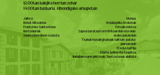 Imagen III. Kantu Zaharren Eguna